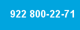 922 800-22-71 922 800-22-71